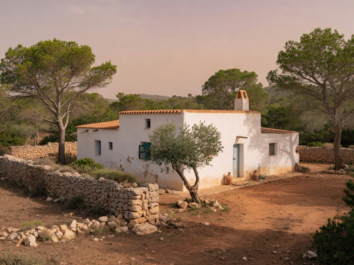 A country finca, the kind of building Amnesia began as.